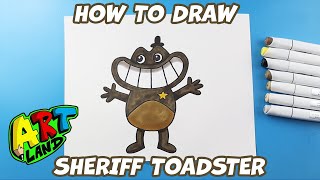 How to Draw Sheriff Toadster l Garten of Ban Ban