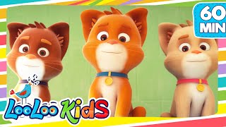 THREE LITTLE KITTENS -  LooLooKids Nursery Rhymes and Kids Songs