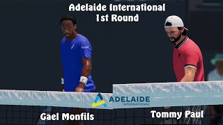 Adelaide International 2023 | Gael Monfils vs Tommy Paul | 1st Round | AO Tennis 2
