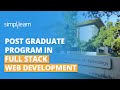 Post Graduate Program In Full Stack Web Development | Caltech CTME | #Shorts | Simplilearn