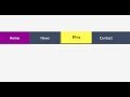 3D transform navbar with hover || html and css