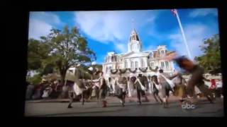 Newsies on the Disney Christmas Parade