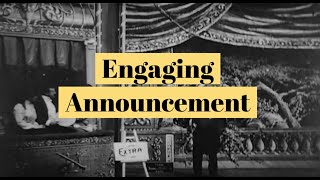 Engaging Announcement Video Template (Editable)