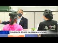 gov. ralph northam tours salem high school