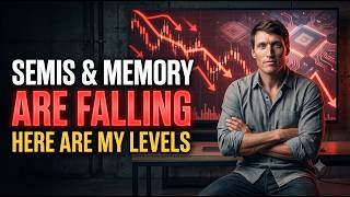 Semiconductors and memory stocks falling, here are my levels.