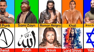God Of Famous WWE Wrestlers || God of wwe wrestlers