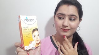 Hip hop skin care facial wax strips review #vishakhavyassharma #hiphop