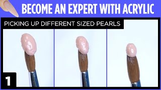 How to Pick Up Large, Medium, \u0026 Small Beads | Become An Expert with Acrylic | Virtual OWC