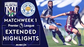 West Brom v. Leicester City | PREMIER LEAGUE HIGHLIGHTS | 9/13/2020 | NBC Sports