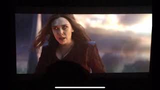 Avengers Endgame Scarlett Witch Vs. Thanos Theater Reaction