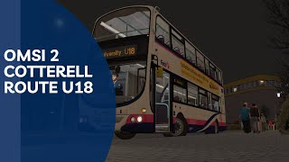 OMSI 2 Cotterell|Route U18| Blueprint Productions|Blueprint Productions Volvo B9TL|Happy New Year