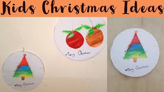 How to Draw Christmas Tree| Christmas Decoration Ideas | Kids Learning | Colouring