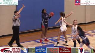 Jackson Christian vs Tipton-Rosemark Girls & Boys Basketball Games February 7, 2022
