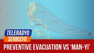 Preventive evacuation ordered in Bicol region vs TS Man-yi | Teleradyo Serbisyo (14 November 2024)