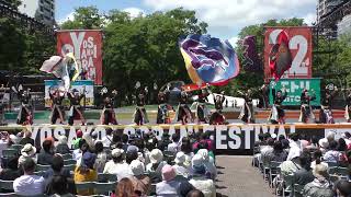 【4K】ダンスパフォーマンス集団　迫　-HAKU-　YOSAKOIソーラン祭り　大通公園西８丁目会場