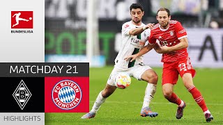 Borussia M'gladbach - FC Bayern München 3-2 | Highlights | Matchday 21 – Bundesliga 2022/23
