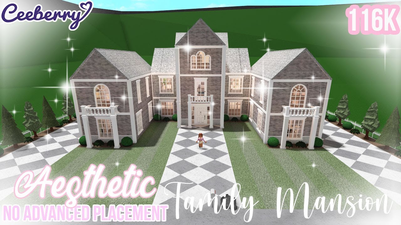 Aesthetic Family House Bloxburg Mansion Aesthetic Family House Bloxburg Mansion