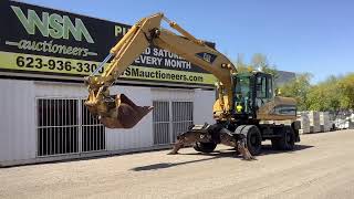 Caterpillar M322C Mobile Excavator For Virtual Online Auction April 9, 2022