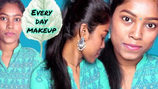 💙Simple 5 Minutes Makeup Look in Tamil/makeup tricks in tamil💙