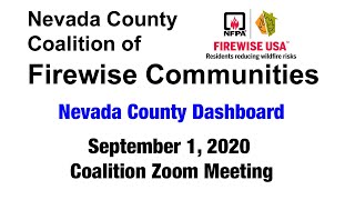 Nevada County Coalition of Firewise Communities - Ready Nevada County Dashboard Presentation