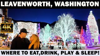 YOUR GUIDE TO LEAVENWORTH, WASHINGTON!  Ski Hill, Sleigh Rides,  Reindeer Farm,  Restaurants & Beer!