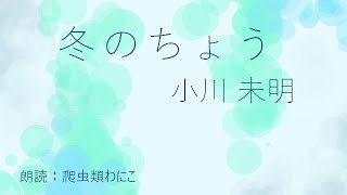 【朗読】冬のちょう(小川未明)…短編小説、掌編小説(爬虫類わにこ)本文字幕入り