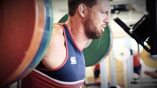 In the gym with England Rugby