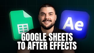 Automate After Effects Video Creation with Google Sheets