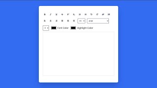 Rich Text Editor With Javascript _ Step By Step Javascript Project _ royaltutorials354