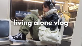 uni vlog 🎧🧸🎀: very productive days, grwm, in person classes, solo dates, being alone, etc.