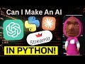 I Built My Own AI CHATBOT With Python AT 14.😱😎