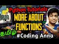 #27 More about Functions in Python || Free Python Course || Coding Anna || Tamil