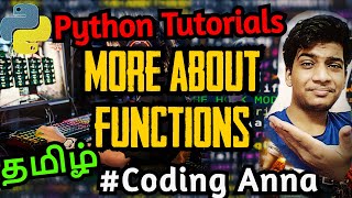 #27 More about Functions in Python || Free Python Course || Coding Anna || Tamil