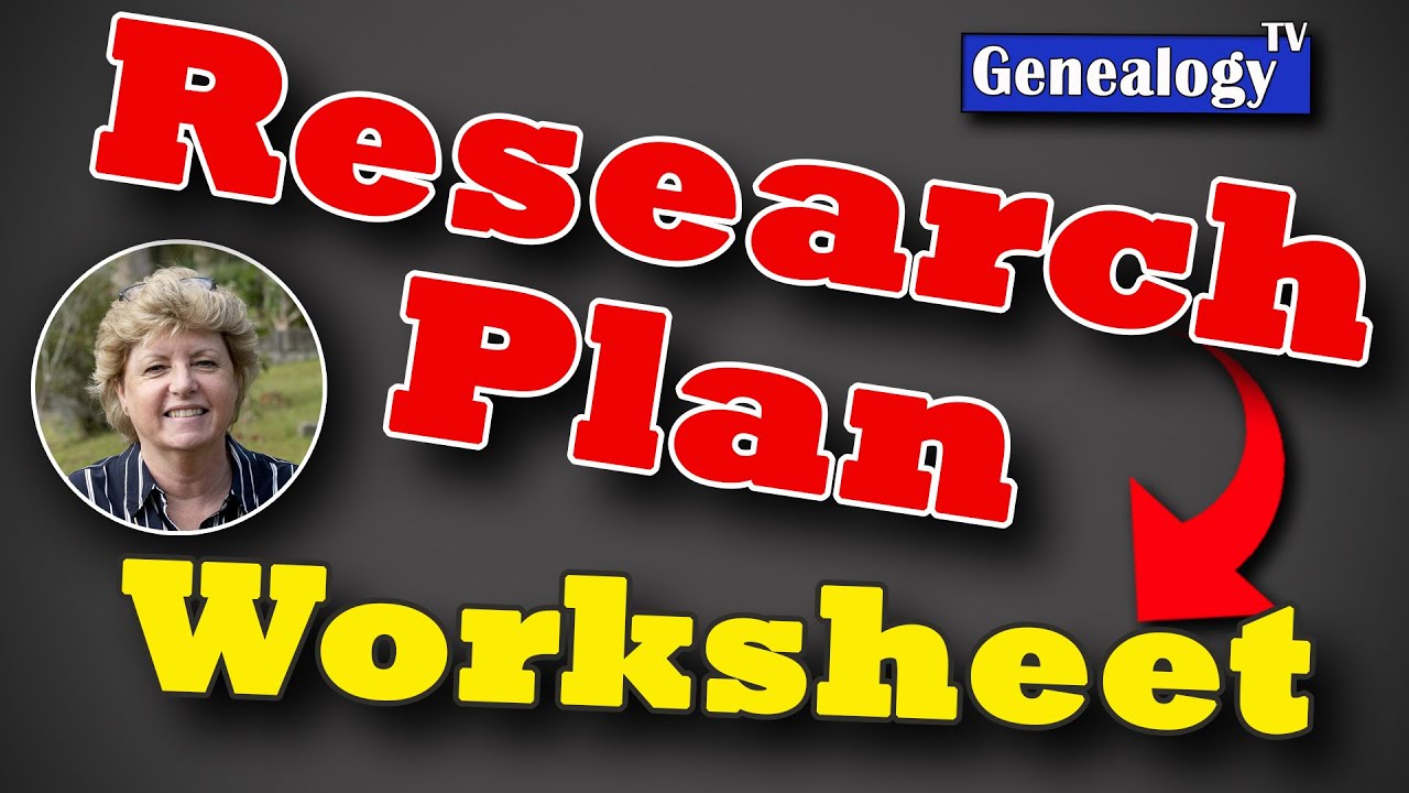 Genealogy Research Plan Worksheet - YouTube