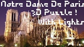 Notre Dame De Paris 3D Light Up Puzzle!