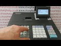 how to program a plu product on the sharp xe a207 xe a207b xe a207w cash register