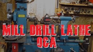 Q\u0026A HQ400 Mill Drill Lathe by Chizhou