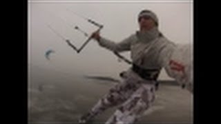 Ice Kiting Kaunas  Lithuania Slingshot GoPro