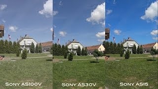 Sony Action Cam AS100V vs AS30V vs AS15V