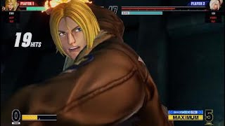 KOF15　テリー　２１Hitバスターゲイザーコンボ　強くなったテリー