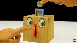 How to Make Coin Bank Box | Saving Coin Bank DIY