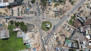 পাখির চোখে মাটিডালি বিমান মোড়  ||  DRONE VIEW OF MATIDALI BOGURA || GO WITH MIZAN