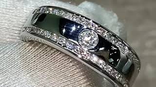 Half eternity diamond band