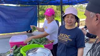 Preparation for pre gawai dayak celebration 2023 at St Joseph sg Empit