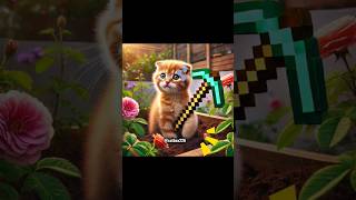 Minecraft cat #cat #memes #cutecat #shorts  #catvideos #shortsviral #foryou #funny