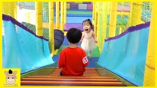 Indoor Playground Learn Kids Fun Colors Color Ball Rainbow for Play Family Slide | MariAndKids Toys