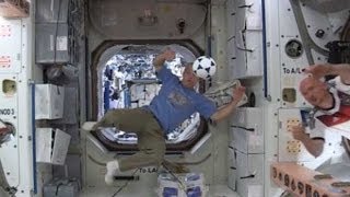 World Cup 2014: astronauts play football on board ISS