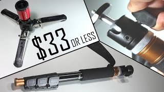 Andoer TP-148 Aluminum Monopod + Universal Stand Review - All under $33