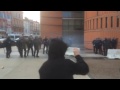 police and protesters clash in toulouse 2 february 21