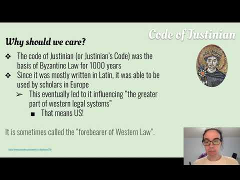 What is the difference between the Justinian Code and Napoleonic Code?